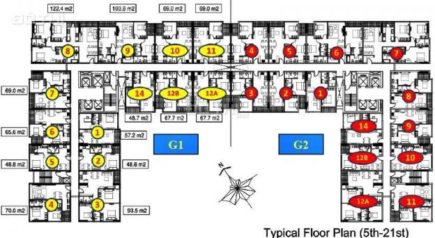 Chuyển nhượng căn hộ Galaxy 9, Nguyễn Khoái, Quận 4, 1PN - 3PN. Từ 2 tỷ 440 triệu 12886279