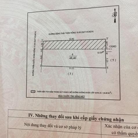 Bán lô góc đường Đặng Thái Thân, 3,6 tỷ, đang cho thuê 15tr/tháng, cách Big C 500m 12888765