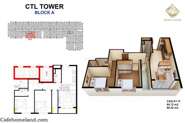 Nhận giữ chỗ 3 tầng cuối cùng dự án CTL Tower Tham Lương. PKD: 0932.938.356 12892011