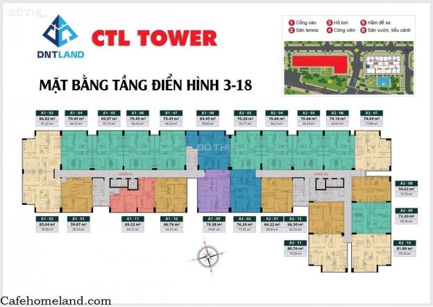 Nhận giữ chỗ 3 tầng cuối cùng dự án CTL Tower Tham Lương. PKD: 0932.938.356 12892011