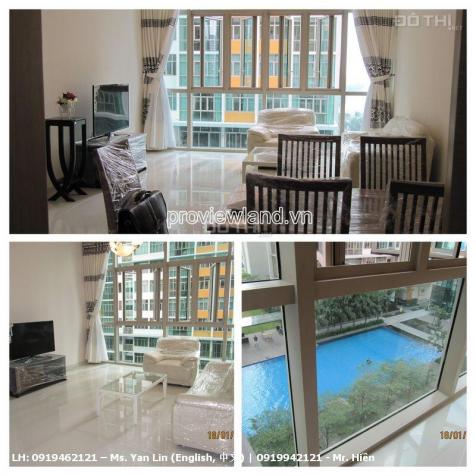 Cho thuê căn hộ sang trọng với 3PN, 140m2, view hồ bơi trực diện tại The Vista 12904459