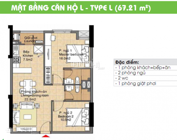 Bán căn hộ Era Town, Q7, 67m2, 2PN, giá 1.6 tỷ. LH 0972.777.333 12908820