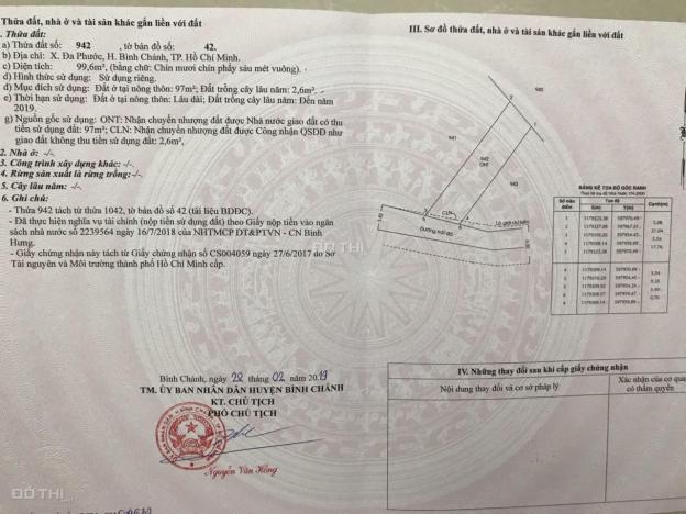 Bán lô đất thổ cư 83m2, đường 7m, SH riêng Quốc Lộ 50, xã Quy Đức, Bình Chánh, 1.65 tỷ. 0933323533 12909469