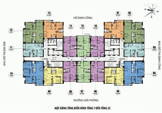 Chính chủ cần bán gấp căn 2 tầng trung, chung cư CT36 Định Công, 92m2, giá 20 triệu/m2 12911996
