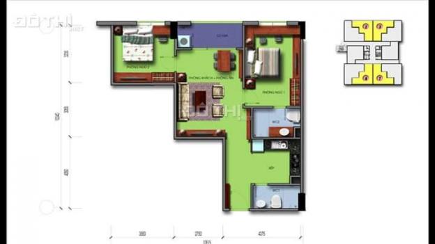 Bán căn hộ chung cư tại dự án chung cư NO-08 Giang Biên, Long Biên, Hà Nội DT 65m2, giá 22,5tr/m2 12912827