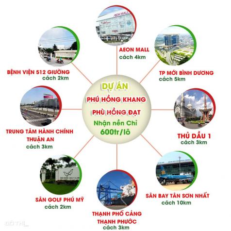 Dự án mới liền kề Vsip 1 Thuận An, SH riêng, thanh toán 100% bao CCCN. LH 0903.105.186 12793451