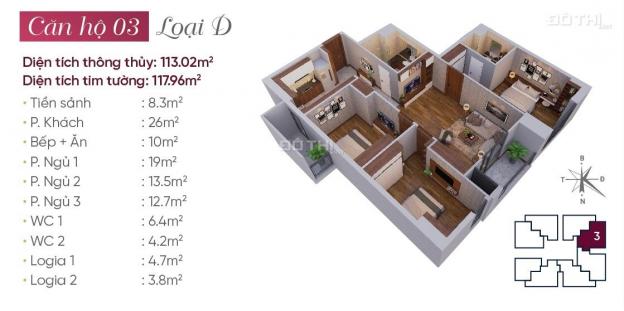 Bán căn 02, 03 tầng 9, 16 tòa N03T7 có nội thất 118.34m2 và 113,02m2 từ 29,5 tr/m2, LH 0983638558 12924933