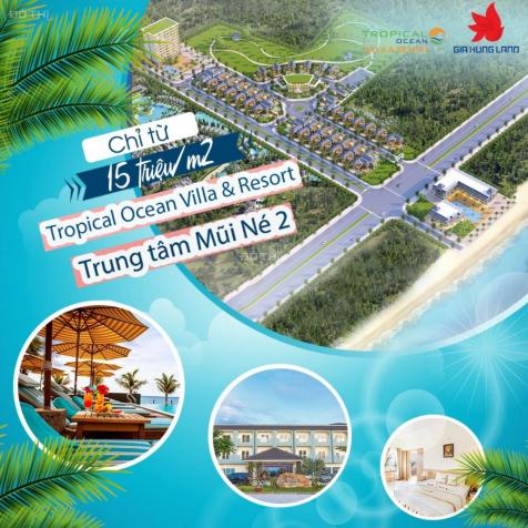 Khu đất biệt thự Tropical giá bán 15tr/m2 Hàm Thuận Nam, thanh toán 2 năm sổ hồng sở hữu lâu dài 12929017