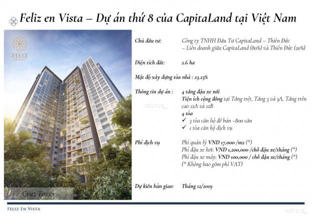 Cần bán gấp căn hộ Feliz En Vista 2PN, giao thô giá tốt, LH 0938 024 147