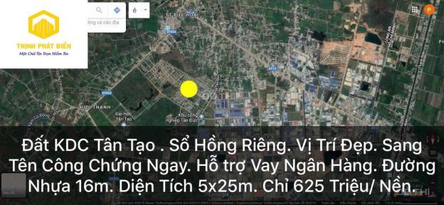Khu tái định cư quận Bình Tân, 625 triệu/nền, sổ hồng riêng, sang ngay, LH: 0931332928 12937691