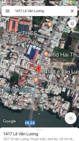 Cho thuê nhà mặt tiền 1417 Lê Văn Lương, Phước Kiển, Nhà Bè, 3x25m, giá 8 tr/tháng 12941640