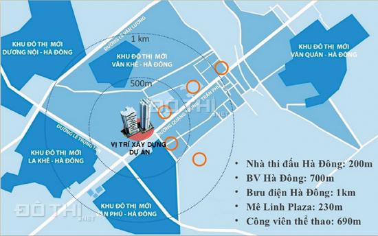 Bán căn hộ 3PN - 115m2 mặt đường Quang Trung, Hà Đông chỉ 1,6 tỷ - 096 550 1369 12942903