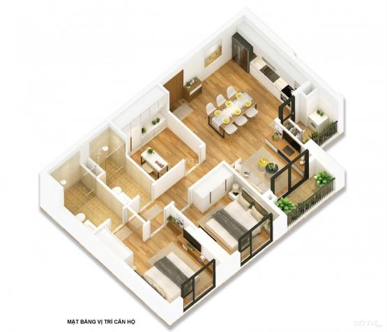 Bán gấp căn hộ chung cư Anland Premium, căn B12 diện tích 66,84m2, 2 PN, 2 VS, giá 1,860 tỷ 12943892