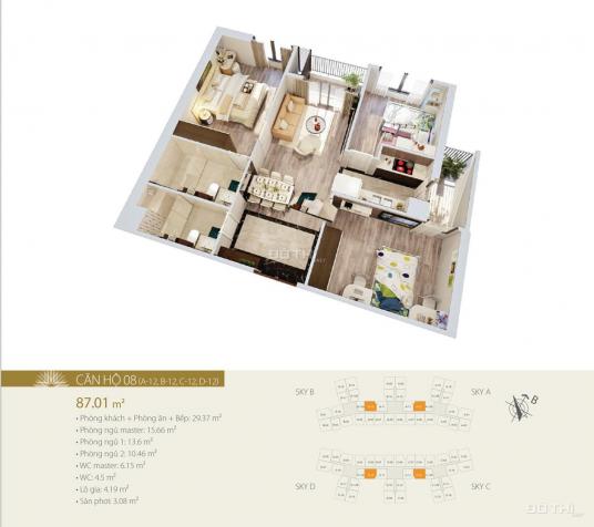 Chính chủ cần bán căn hộ 3 phòng ngủ view sân vườn Imperia Sky Garden giá rẻ - liên hệ: 0988743443 12946396