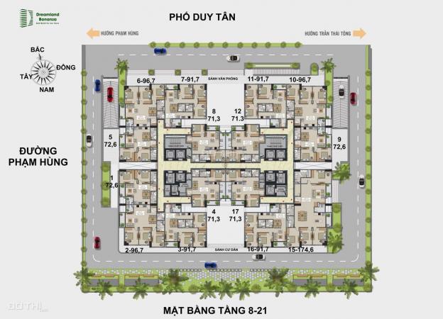 Gia đình cần bán gấp căn hộ 3PN tại dự án Dreamland 23 Duy Tân. Cam kết giá rẻ hơn CĐT 12949677