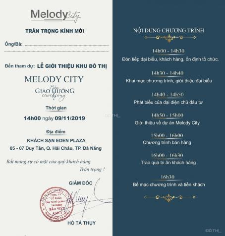 9/11/2019 chính thức mở bán GĐ1 dự án Melody City Đà Nẵng cách biển 300m, LH: 0934.85.99.98 12956414