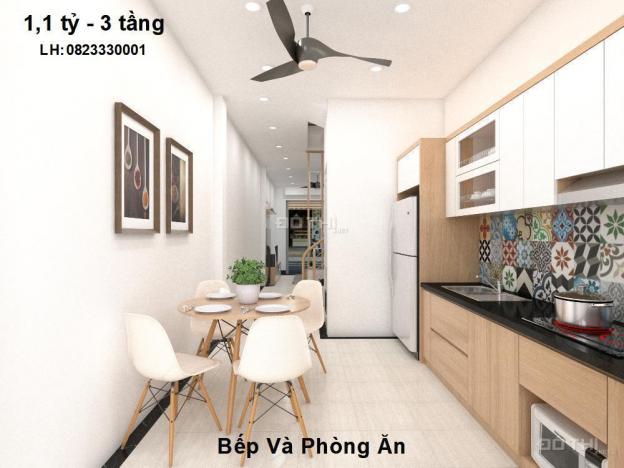 Bán nhà liền kề, thiết kế đẹp, 3 tầng giá 1,1 tỷ cách sân bay 2km tại Tân Trại, Phú Cường 12961500