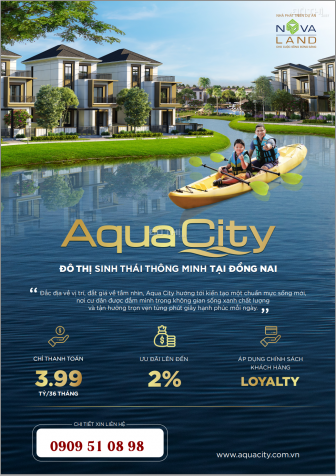 Khu đô thị Aqua City mua biệt thự mà chỉ trả trước 30% đến khi nhận nhà 12968278