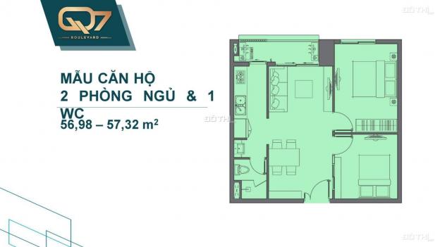 Bán căn hộ chung cư tại dự án Q7 Boulevard, Quận 7, Hồ Chí Minh diện tích 57m2 giá 2.3 tỷ 12968762