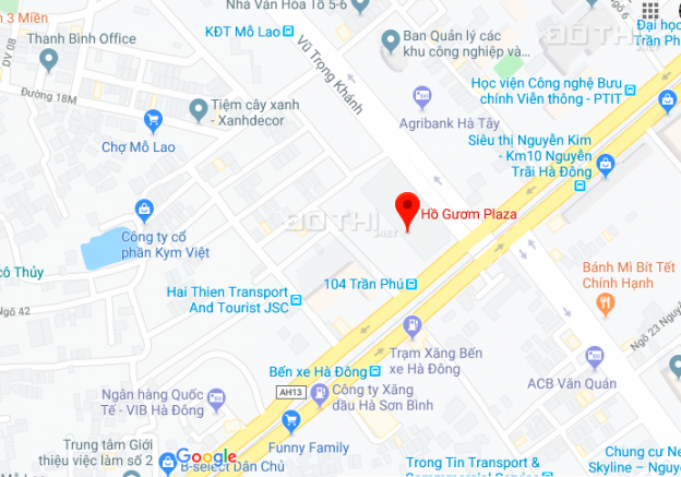 Cho thuê sàn TTTM tòa Hồ Gươm Plaza 110 Trần Phú, Hà Đông. Đẹp nhất Hà Đông 12971162
