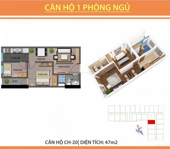 Bán căn hộ chung cư tại dự án Ecohome 3, Bắc Từ Liêm, Hà Nội giá 16 triệu/m2 12976627