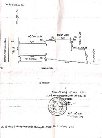 Chính chủ bán nhà mặt đường tại 65 Đường Chương Dương, P. Hạ Lý, Q. Hồng Bàng, Hải Phòng 12981934