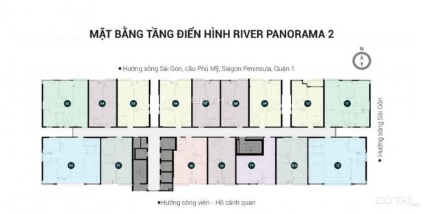Bán CH River Panorama view sông SG, 55.3m2 - 2PN, 2,3 tỷ bao thuế phí 12988142