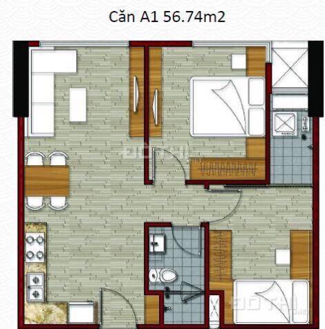 Căn hộ cao cấp giá rẻ tại TT q. Thủ Đức, CĐT Nam Long uy tín, 56m2,60m2,75m2 và 80m2, 5/12 bàn giao 12991287