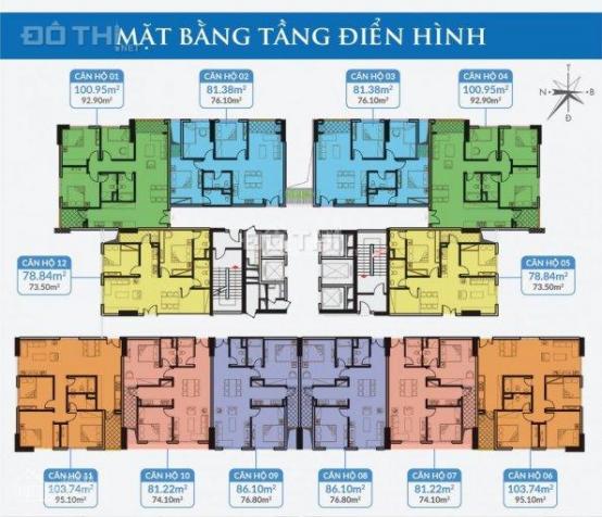 Bán cắt lỗ căn hộ 2PN 74m2, chỉ 1,8 tỷ tại dự án Smile Building, trung tâm quận Hoàng Mai 12992924