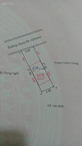Bán đất mặt tiền đường nhựa 6m, DX - 025 - Vị trí: Sát chợ Phú Mỹ, kinh doanh buôn bán ngay 12994164