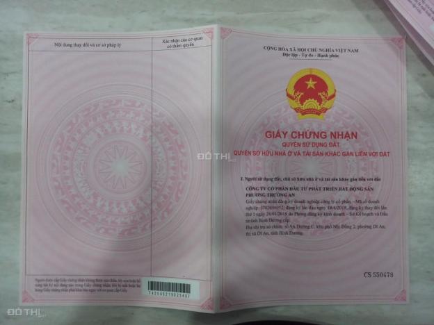 Bán đất nền dự án tại dự án KĐT Phương Trường An, Bến Cát, Bình Dương, DT 81m2, giá 850 tr 13005399