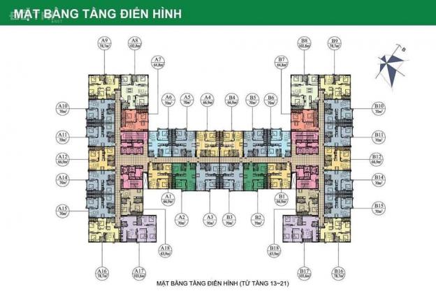 Chính chủ nhượng căn 67m2 để lại gói vay 4.5%/năm dự án 282 Nguyễn Huy Tưởng, 0971633628 13006983