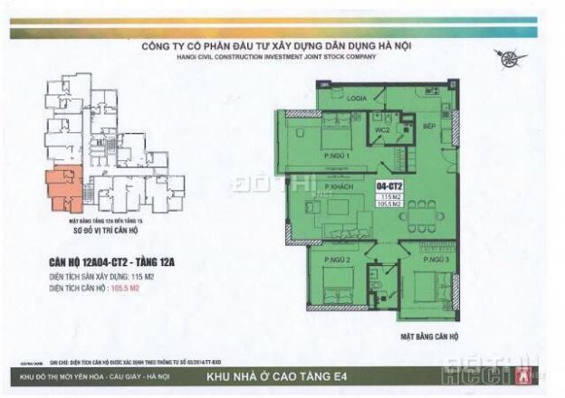 E4 Yên Hòa - Yên Hòa Park View (Vũ Phạm Hàm) giá chỉ 35tr/m2, nhận nhà ở ngay. 0396993328 Ms Trang 13011413