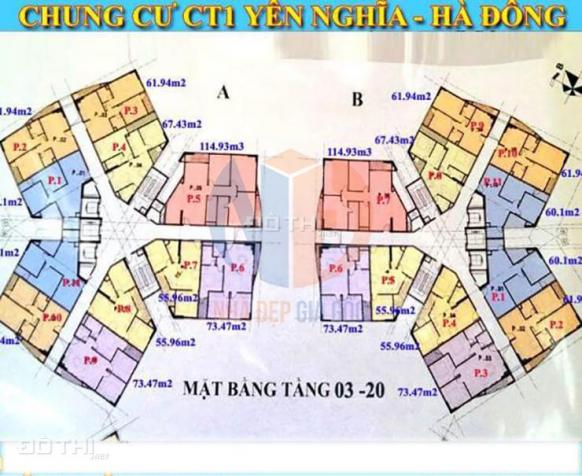 Chính chủ gửi em bán 05 căn CT1 Yên Nghĩa, Hà Đông. LH: 0979.772.332 13017735