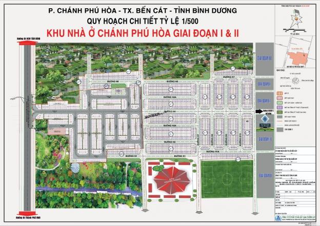 Bán đất nền dự án tại đường ĐT 741, Xã Chánh Phú Hòa, Bến Cát, Bình Dương, DT 80m2, giá 650 tr 13017923