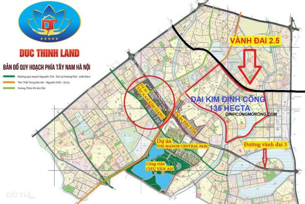 Đất biệt thự, liền kề khu đô thị mới Đại Kim - Định Công, diện tích 290m2, giá từ 52tr/m2 13018022