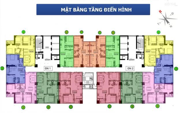 Căn hộ số 04 tòa ĐN2 2A, diện tích thông thủy 96m2 Vinaconex 7 13020024