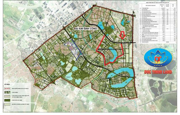Đất BT LK KĐT mới Đại Kim - Định Công từ 41tr/m2, đóng 50%, 2021 có đất nền nội thành 13021403