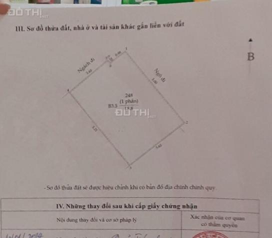 Bán nhà lô góc ngõ 143 Chợ Khâm Thiên, ngõ 3m: 19m2/4 tầng/1.95 tỷ, nhà đẹp 13022995