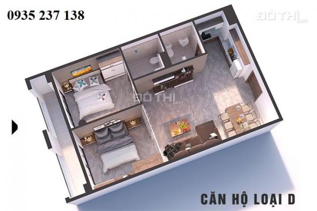 Cần bán chung cư khu công nghiệp Hòa Khánh, 72m2, 2PN, LH 0935 237 138 13023688