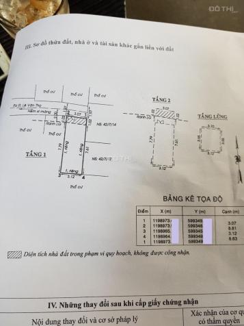 Bán nhà hẻm 102 Lê Văn Thọ, phường 11, Gò Vấp, 3,1 x 8.7m, 1 lầu, 4PN 13032899