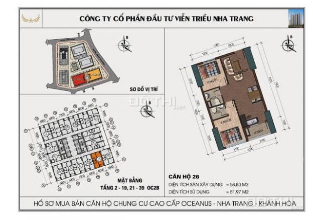 Cần tiền bán lỗ căn chung cư 1118 OC2A; 1126, 628, 1422 OC2B Viễn Triều Nha Trang, 0976435169 13033835
