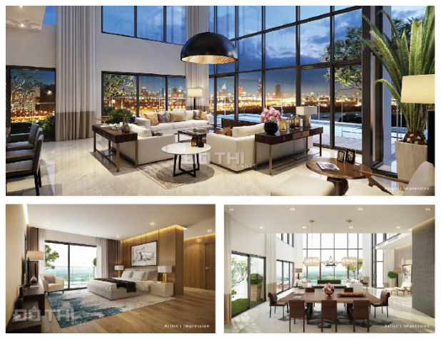 Bán căn hộ Duplex Gateway Thảo Điền, 4 PN, 2 tầng, 239.27m2, hướng Tây 13035831