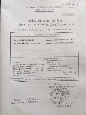 Cần tiền bán nhà MT đường Nguyễn Sỹ Sách, P. 15, Q. Tân Bình, TP. HCM giá rẻ 13039646