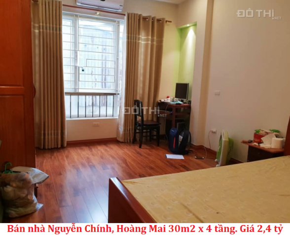 Bán nhà Nguyễn Chính, Hoàng Mai 30m2 x 4 tầng. Giá 2,4 tỷ 13040332