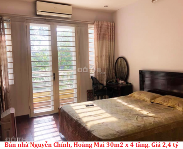 Bán nhà Nguyễn Chính, Hoàng Mai 30m2 x 4 tầng. Giá 2,4 tỷ 13040332