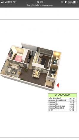 Bán nhà ở xã hội tại căn hộ số 25 tầng 23 tòa N05 dự án Ecohome 3, Bắc Từ Liêm, Hà Nội 13040963