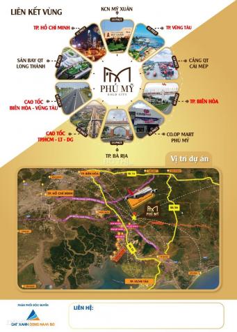 Bán đất nền dự án tại dự án Phú Mỹ Gold City, Phú Mỹ, Bà Rịa Vũng Tàu, diện tích 100m2, giá 8 tr/m2 13042521