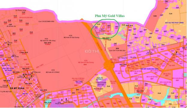 Bán đất nền dự án tại dự án Phú Mỹ Gold City, Phú Mỹ, Bà Rịa Vũng Tàu, diện tích 100m2, giá 8 tr/m2 13042521