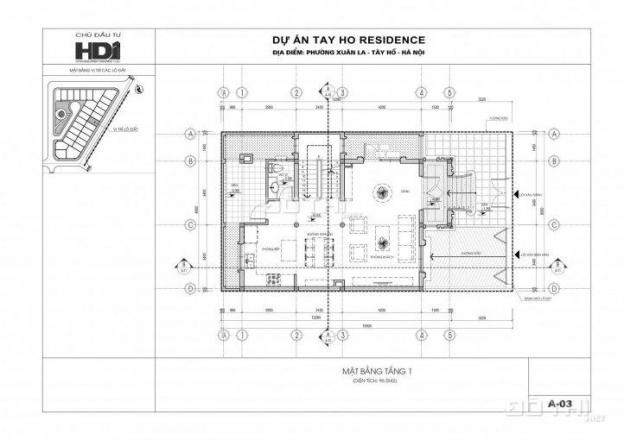 Bán gấp BT 68A Võ Chí Công, đối diện Starlake, DT 132m2, 3.5 tầng, MT 8,5m hướng ĐN, vào tên HĐ 13043393